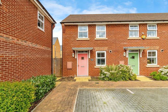 Thumbnail End terrace house for sale in Panama Lane, Brooklands, Milton Keynes