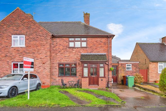 Thumbnail Semi-detached house for sale in Elgar Close, Cannock