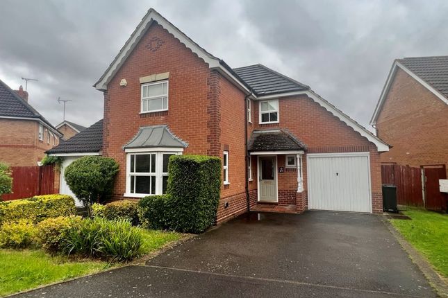 Thumbnail Detached house to rent in Hornbeam Close, Oadby