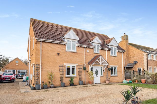 Thumbnail Detached house for sale in The Pingle, Northborough, Peterborough