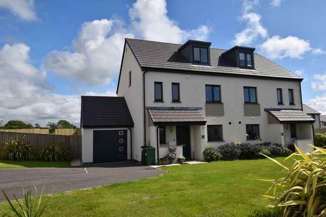 Semi-detached house for sale in Red Cove Close, St Eval, Wadebridge