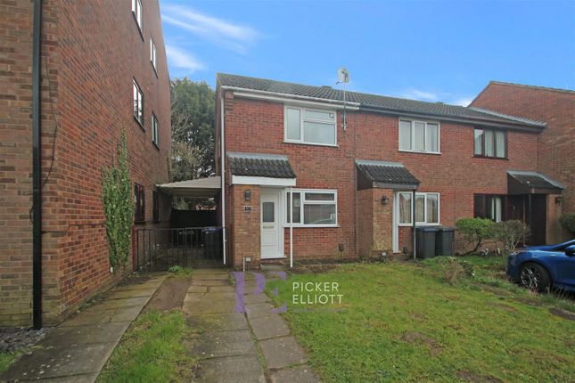Thumbnail End terrace house to rent in Willow Close, Burbage, Hinckley