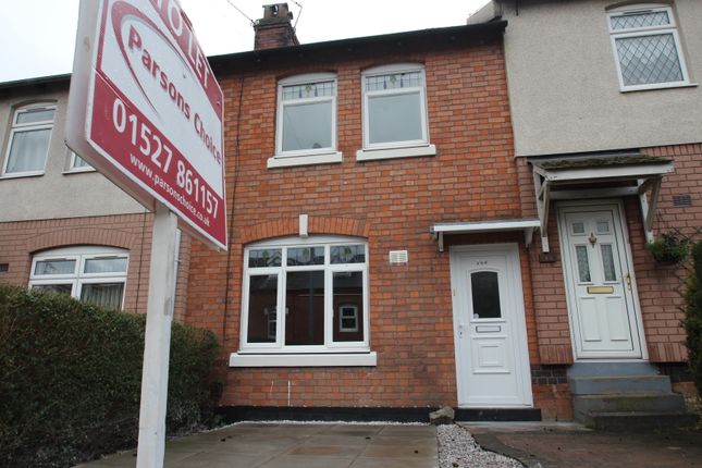Thumbnail Terraced house to rent in Beoley Road East, Redditch