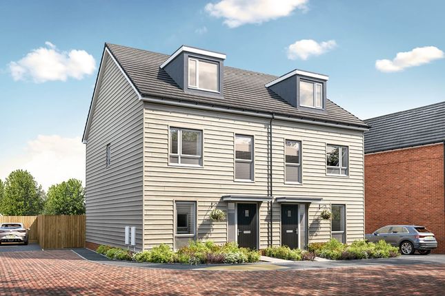 Thumbnail Semi-detached house for sale in "The Owlton - Plot 97" at Roving Close, Andover