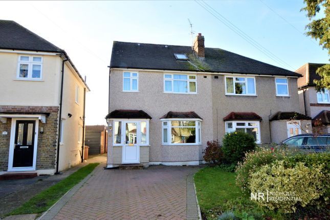 Thumbnail Semi-detached house for sale in Oakhurst Road, West Ewell, Surrey.