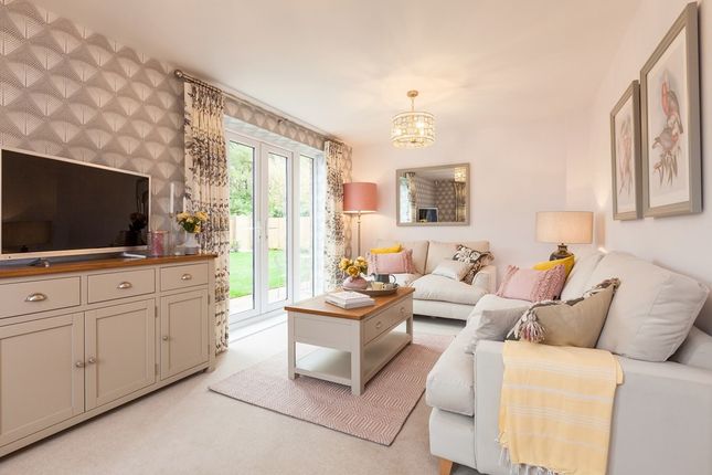Double Doors Open To The Garden, Creating A Seamless Indoor-Outdoor Flow