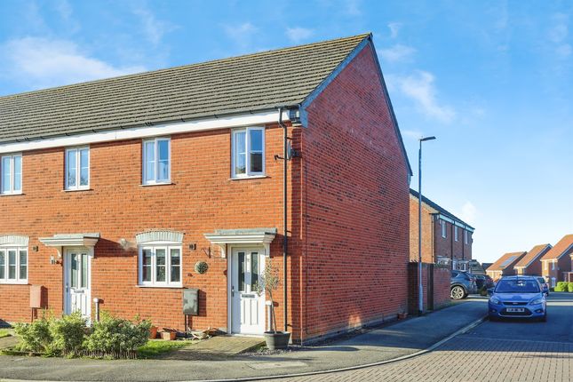 End terrace house for sale in Flint Drive, Asfordby, Melton Mowbray