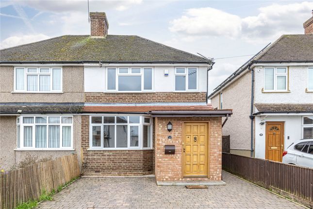 Thumbnail Semi-detached house for sale in Shakespeare Road, Addlestone