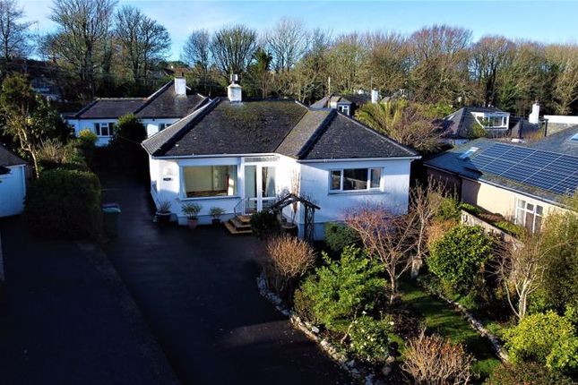 Thumbnail Detached bungalow for sale in Treloyhan Close, St Ives, Cornwall