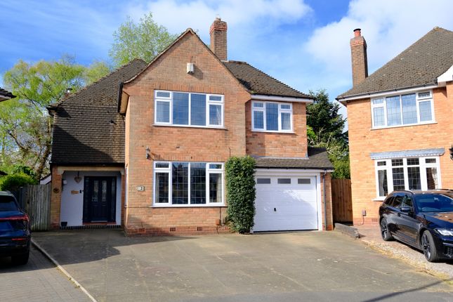 Thumbnail Detached house for sale in Ryefield Close, Solihull