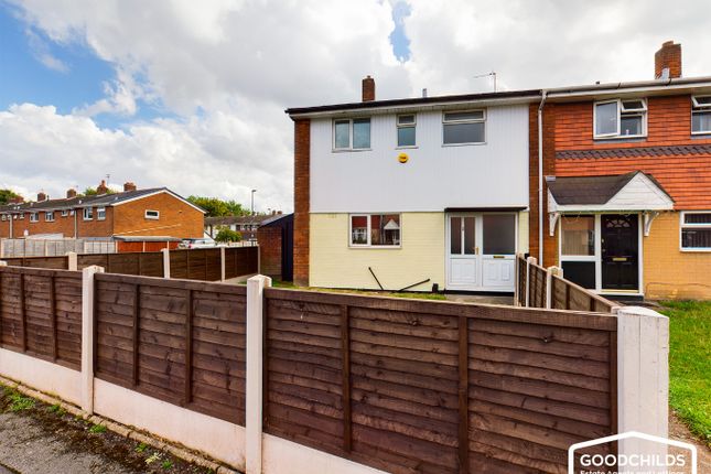 Thumbnail End terrace house for sale in Brindley Close, Beechdale, Walsall