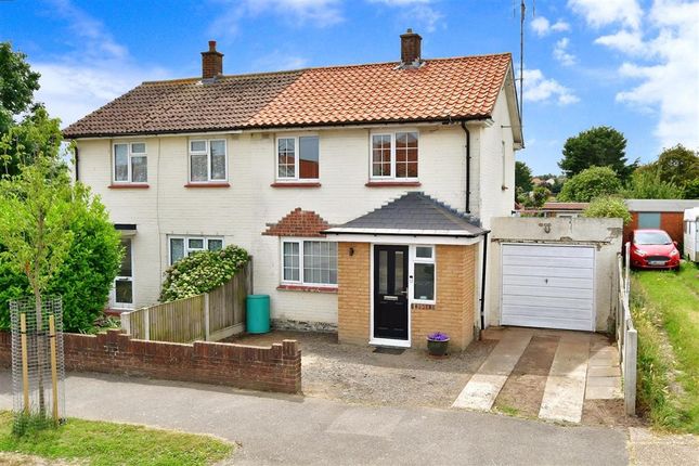 Thumbnail Semi-detached house for sale in Palmerston Avenue, Walmer, Deal, Kent