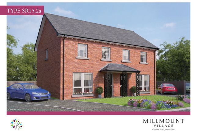 Thumbnail Semi-detached house for sale in Millmount Village, Comber Road, Dundonald, Belfast