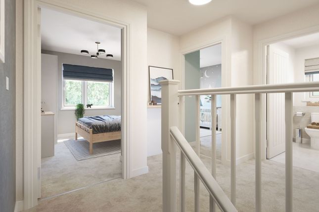 The Bright And Airy Landing Opens To All Rooms