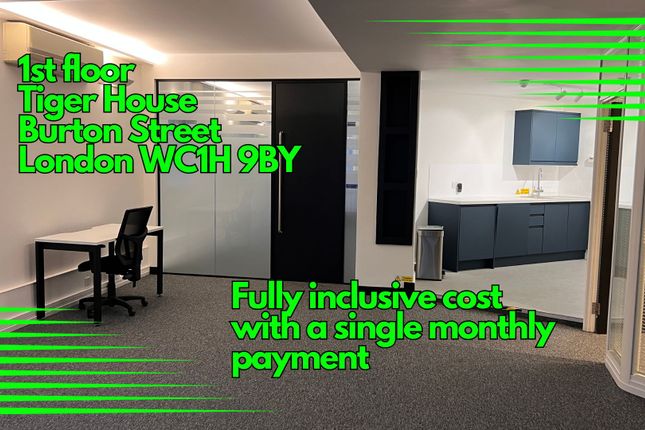 Office to let in 1st Floor, Tiger House, Burton Street, London