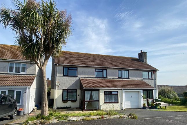 Thumbnail Semi-detached house for sale in Crown Close, Newquay