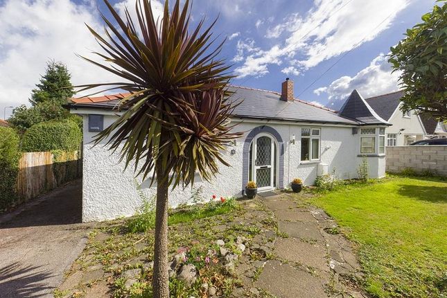 Thumbnail Detached bungalow for sale in Caegwyn Road, Whitchurch, Cardiff.