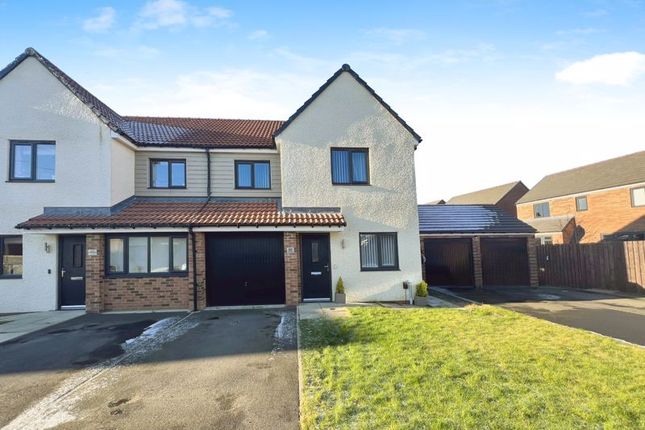 Thumbnail Semi-detached house for sale in Swallow Drive, Holystone, Newcastle Upon Tyne