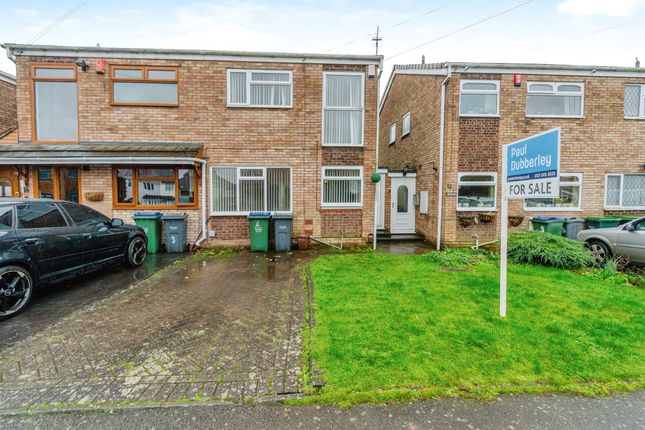 Thumbnail Semi-detached house for sale in Parkside Close, Wednesbury