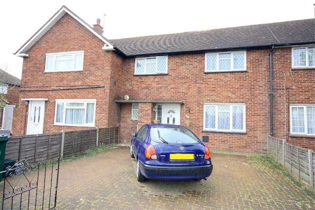 Thumbnail End terrace house to rent in Clare Road, Stanwell, Staines
