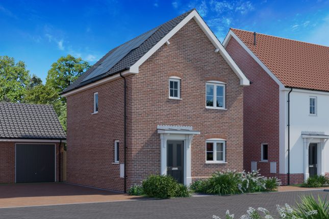 Thumbnail Detached house for sale in Bure Gardens, Coltishall, Norwich