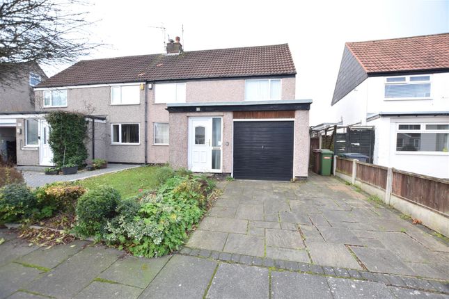 Thumbnail Semi-detached house for sale in Hillview Drive, Upton, Wirral