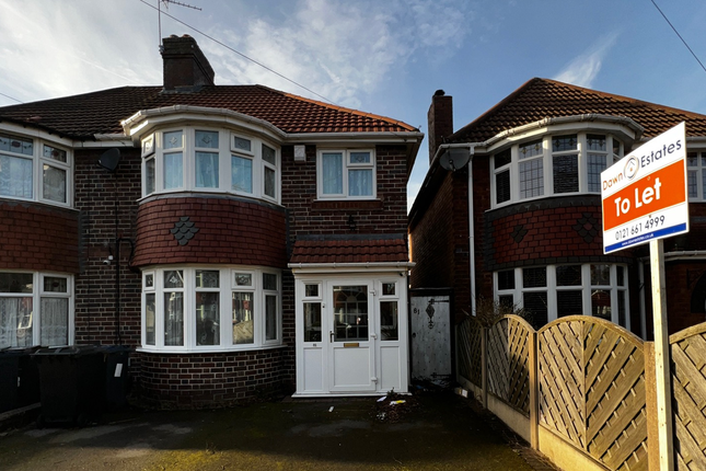 Semi-detached house to rent in Lulworth Road, Birmingham