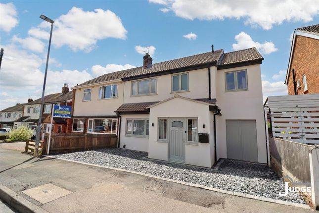 Thumbnail Semi-detached house for sale in Woodgon Road, Anstey, Leicester