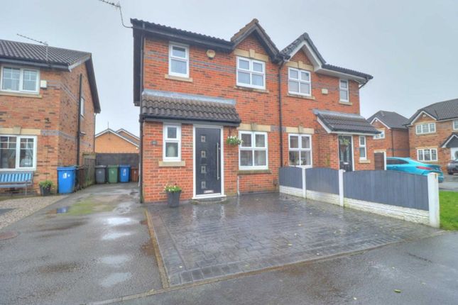 Thumbnail Semi-detached house for sale in Harbrook Grove, Hindley Green, Wigan