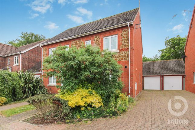Semi-detached house for sale in The Old Coal Yard, Snettisham, King's Lynn