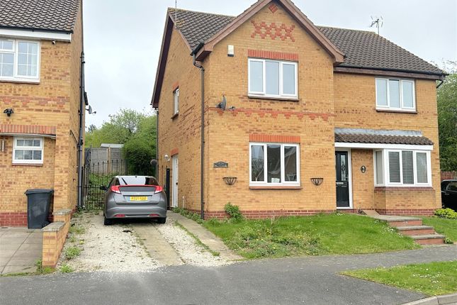 Thumbnail Semi-detached house for sale in Columbine Road, Hamilton, Leicester