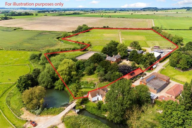 Thumbnail Equestrian property for sale in Mill House Farm, Hougham Mill Lane, Marston, Grantham