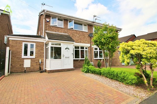 Thumbnail Semi-detached house for sale in Higher Drake Meadow, Westhoughton