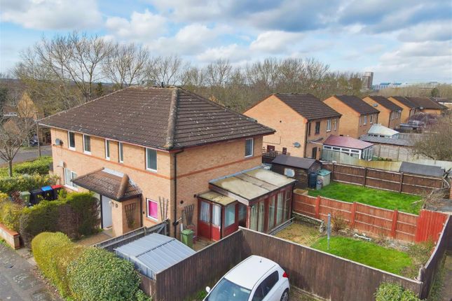 Thumbnail Semi-detached house for sale in Arlott Crescent, Oldbrook, Milton Keynes