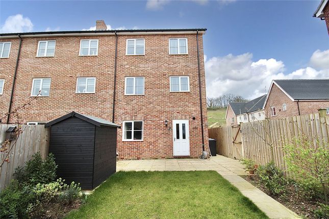 End terrace house for sale in Badger Close, Needham Market, Ipswich, Suffolk