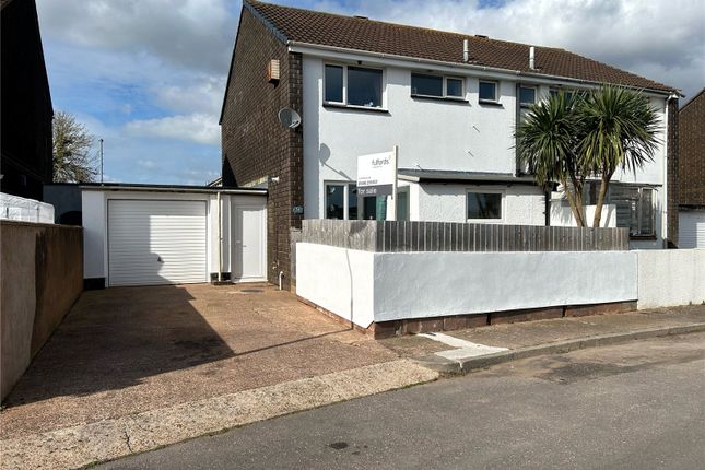 Thumbnail Semi-detached house for sale in Fraser Road, Exmouth, Devon