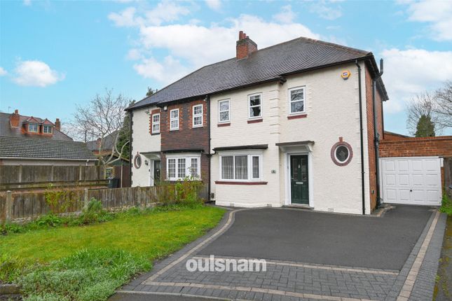 Thumbnail Semi-detached house for sale in Mayland Road, Edgbaston, West Midlands