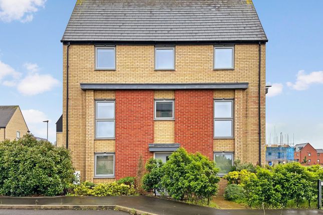 Thumbnail Town house for sale in Mulligan Way, Northstowe, Cambridge