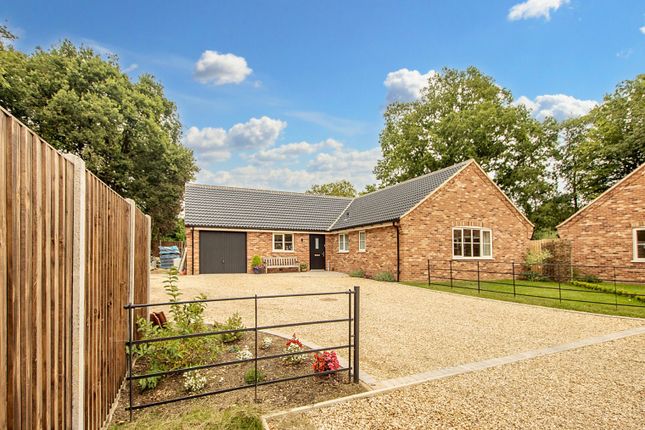 Thumbnail Detached bungalow for sale in Mere Road, Stow Bedon, Attleborough