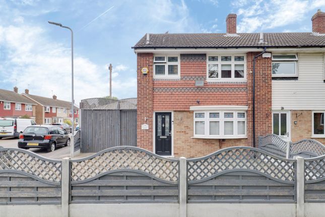 Thumbnail End terrace house for sale in Baillie Close, Rainham