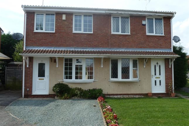 Thumbnail Semi-detached house to rent in Chaucer Drive, Galley Common, Nuneaton