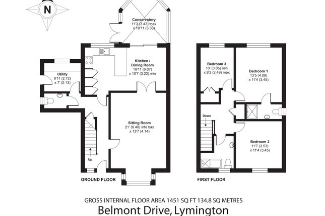 Semi-detached house to rent in Belmont Drive, Lymington