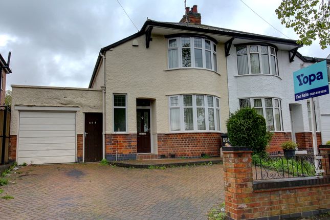 Semi-detached house for sale in Saffron Lane, Leicester