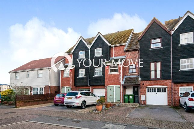 Terraced house for sale in Santos Wharf, Sovereign Harbour, Eastbourne, East Sussex