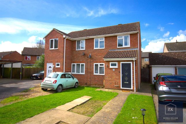 Semi-detached house for sale in Raleigh Close, Eaton Socon, St. Neots