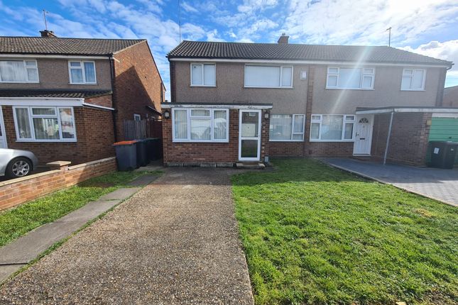 Thumbnail Semi-detached house to rent in Ormesby Way, Bedford