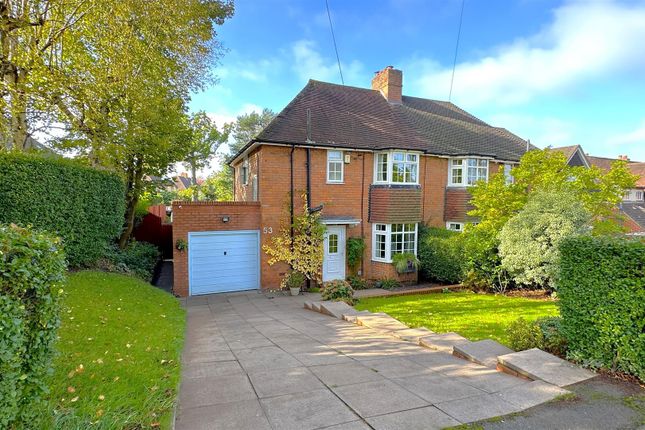 Semi-detached house for sale in Woodlands Park Road, Bournville, Birmingham