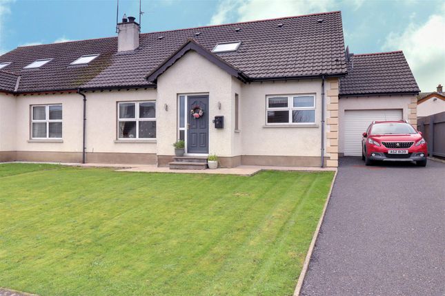 Thumbnail Semi-detached bungalow for sale in 19 Castle Meadow Road, Cloughey, Newtownards