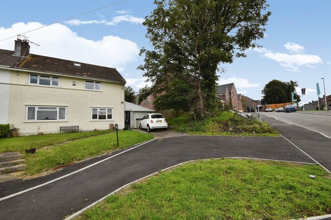 Thumbnail Semi-detached house for sale in Llangewydd Road, Bridgend
