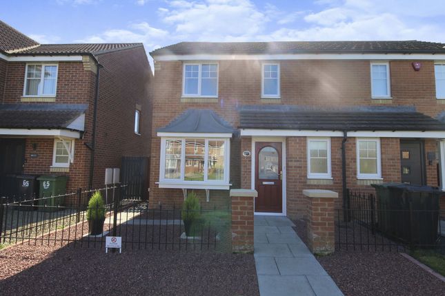 Thumbnail Semi-detached house for sale in Rothbury Drive, Ashington